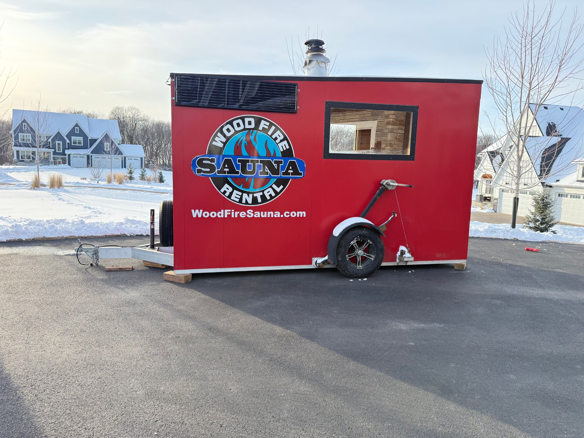Nordic Heat sauna trailer exterior